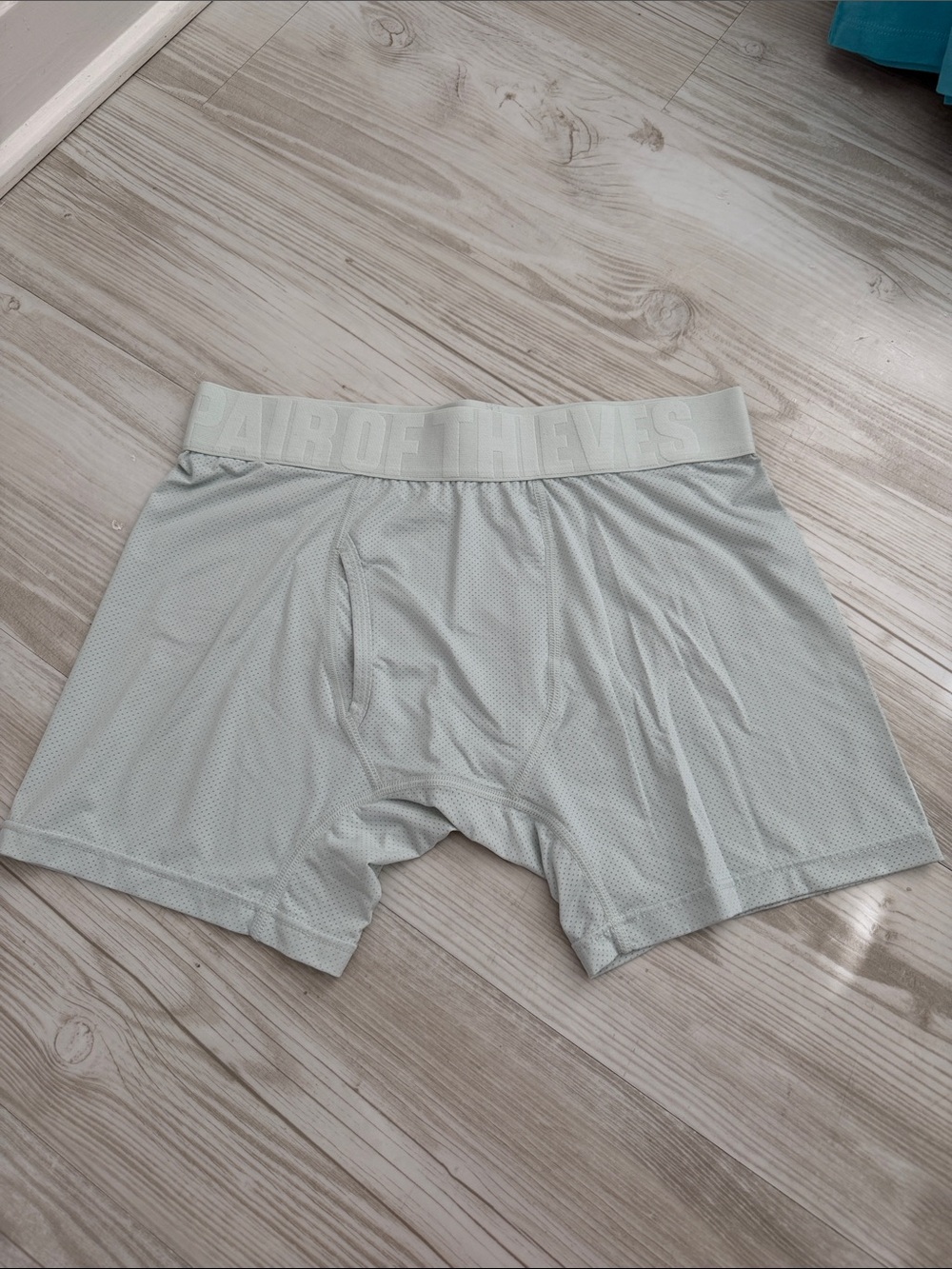 Pair of Thieves Men's Light Seafoam Performance Boxer Briefs